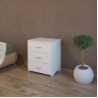 Bed side table chest of 3 drawers